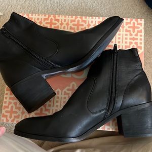 Black Gianni Bini boots size 10 excellent used condition